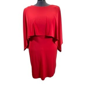 CHICO'S Size 2 (USA 12) Convertible Dress Renaissance Red